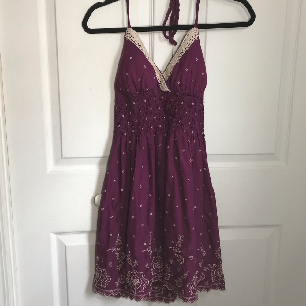 Heart Soul Halter Embroidered Dress - Picture 2 of 8